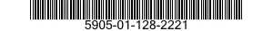 5905-01-128-2221 RESISTOR,FIXED,WIRE WOUND 5905011282221 011282221