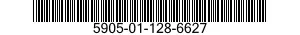 5905-01-128-6627 RESISTOR,VARIABLE,NONWIRE WOUND,NONPRECISION 5905011286627 011286627