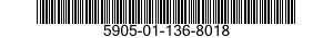 5905-01-136-8018  5905011368018 011368018
