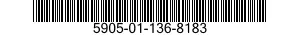 5905-01-136-8183 RESISTOR,VARIABLE,WIRE WOUND,NONPRECISION 5905011368183 011368183