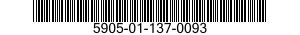 5905-01-137-0093  5905011370093 011370093