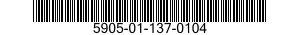 5905-01-137-0104  5905011370104 011370104