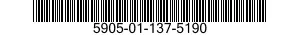 5905-01-137-5190  5905011375190 011375190