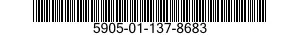 5905-01-137-8683  5905011378683 011378683