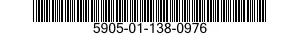 5905-01-138-0976 RESISTORVARIABLE 5905011380976 011380976
