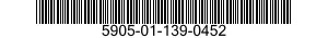 5905-01-139-0452  5905011390452 011390452