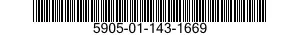 5905-01-143-1669  5905011431669 011431669