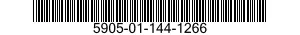 5905-01-144-1266 RESISTOR,VARIABLE 5905011441266 011441266