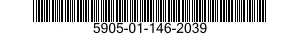 5905-01-146-2039  5905011462039 011462039