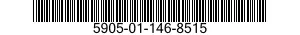 5905-01-146-8515 RESISTOR,FIXED,WIRE WOUND,INDUCTIVE 5905011468515 011468515