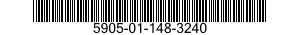 5905-01-148-3240 RESISTOR,VARIABLE,NONWIRE WOUND,NONPRECISION 5905011483240 011483240