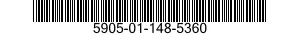 5905-01-148-5360  5905011485360 011485360