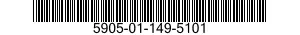 5905-01-149-5101  5905011495101 011495101