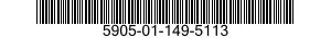5905-01-149-5113  5905011495113 011495113