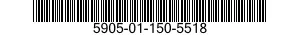 5905-01-150-5518  5905011505518 011505518