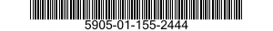 5905-01-155-2444 RESISTORNETWORK 5905011552444 011552444