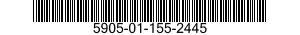 5905-01-155-2445  5905011552445 011552445