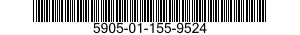 5905-01-155-9524 RESISTOR,FIXED,COMPOSITION 5905011559524 011559524