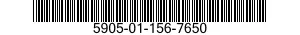 5905-01-156-7650  5905011567650 011567650