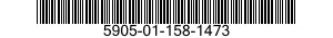 5905-01-158-1473 RESISTOR,FIXED,COMPOSITION 5905011581473 011581473