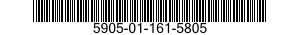 5905-01-161-5805  5905011615805 011615805