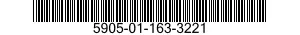 5905-01-163-3221 RESISTOR,THERMAL 5905011633221 011633221