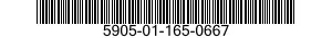 5905-01-165-0667 RESISTOR,VARIABLE,HYBRID 5905011650667 011650667