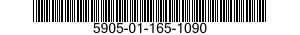 5905-01-165-1090  5905011651090 011651090