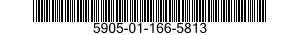5905-01-166-5813 RESISTOR,FIXED,COMPOSITION 5905011665813 011665813