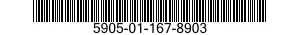 5905-01-167-8903 RESISTOR,FIXED,WIREWOUND 5905011678903 011678903