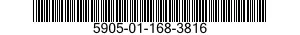 5905-01-168-3816 RESISTOR,VARIABLE 5905011683816 011683816