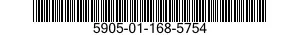 5905-01-168-5754  5905011685754 011685754