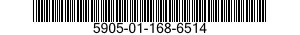 5905-01-168-6514 RESISTOR,VARIABLE,HYBRID 5905011686514 011686514