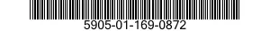 5905-01-169-0872 RESISTOR,VARIABLE,NONWIRE WOUND, 5905011690872 011690872