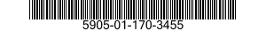 5905-01-170-3455 RESISTOR,VARIABLE,NONWIREWOUND, 5905011703455 011703455