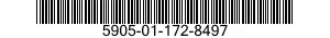 5905-01-172-8497 RESISTOR,FIXED,WIRE WOUND,INDUCTIVE 5905011728497 011728497