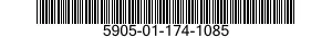 5905-01-174-1085  5905011741085 011741085