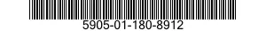 5905-01-180-8912 RESISTOR,FIXED,FILM 5905011808912 011808912