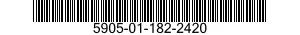 5905-01-182-2420  5905011822420 011822420