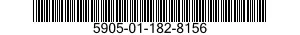 5905-01-182-8156 RESISTOR,VARIABLE,NONWIRE WOUND,NONPRECISION 5905011828156 011828156