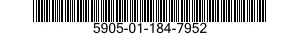 5905-01-184-7952  5905011847952 011847952