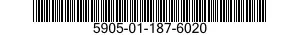 5905-01-187-6020  5905011876020 011876020