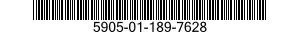 5905-01-189-7628 RESISTOR,THERMAL 5905011897628 011897628