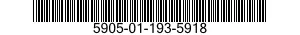 5905-01-193-5918 RESISTOR,VARIABLE,WIRE WOUND,NONPRECISIO 5905011935918 011935918