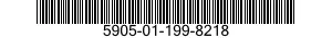 5905-01-199-8218 RESISTOR NETWORK,FIXED-VARIABLE 5905011998218 011998218