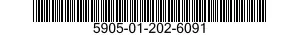 5905-01-202-6091 RESISTOR,FIXED,WIREWOUND 5905012026091 012026091