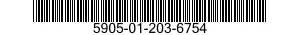 5905-01-203-6754 RESISTOR,VARIABLE,WIRE WOUND,PRE 5905012036754 012036754