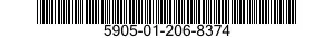 5905-01-206-8374  5905012068374 012068374