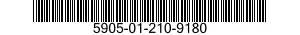 5905-01-210-9180 RESISTOR,VARIABLE 5905012109180 012109180