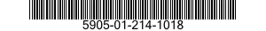 5905-01-214-1018 RESISTOR,FIXED,WIRE WOUND,INDUCTIVE 5905012141018 012141018